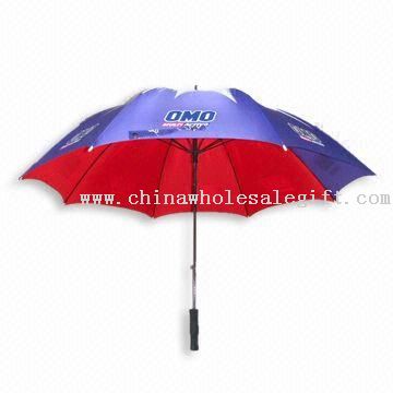 Golf Umbrella with Wind-resistant Black Fiberglass Frame