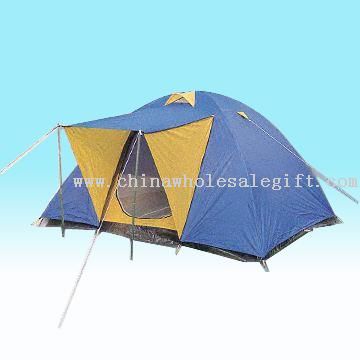 Double-wall Dome-style Tent with Covered Entrance