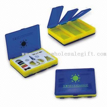 Sewing Kit with Pill Box