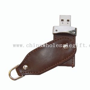 Leather usb flash drive