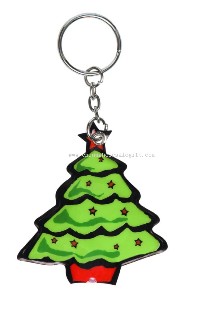 Christmas Tree Keychain Light
