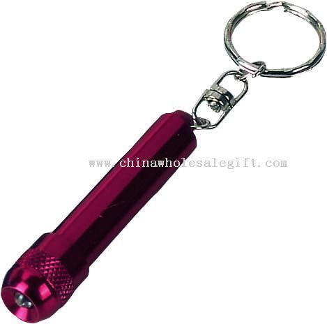LED metal keychain light