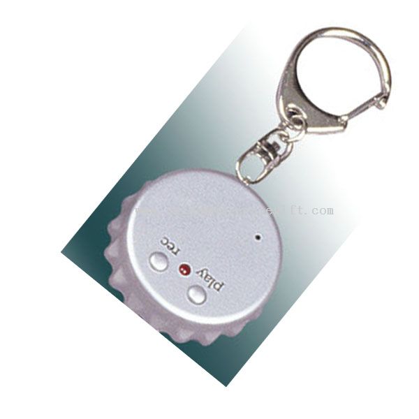 Recording Sound Keychain