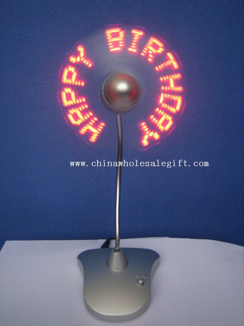 Led Flashing Message Fan