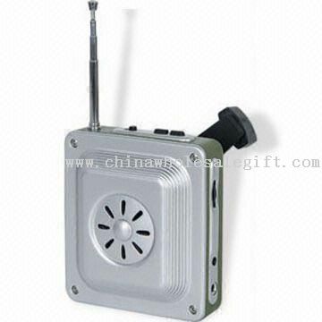 FM Dynamo Radio with Three-phase Brushless Generator and Rechargeable NiMh Battery