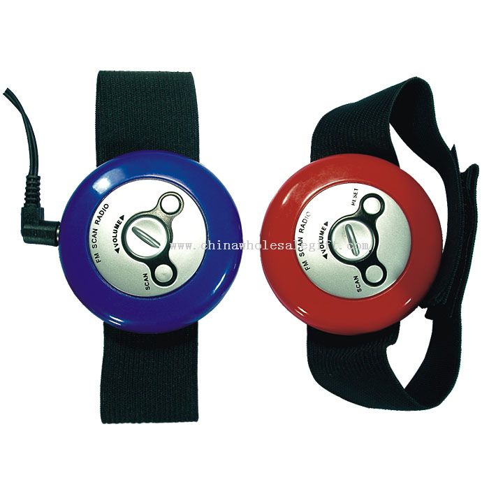 FM arm belt radio