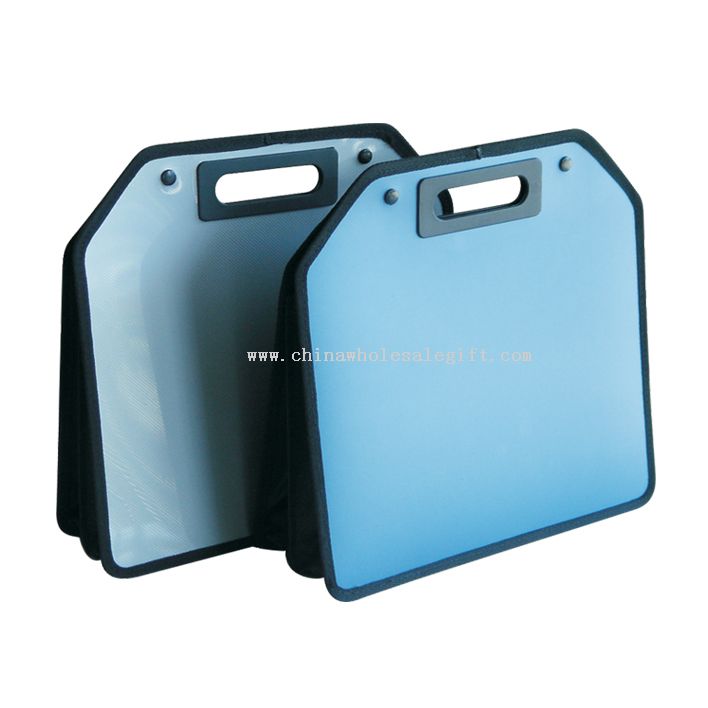 TWIN COLOR HANDLE DOCUMENT BAG