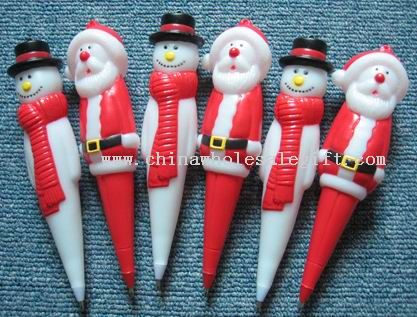 Novelty christmas ball pen