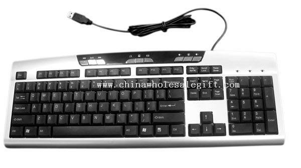 Wired Waterproof Multimedia keyboard
