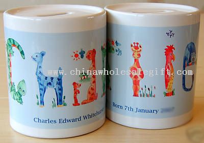 Christening New Baby Gift Money Bank