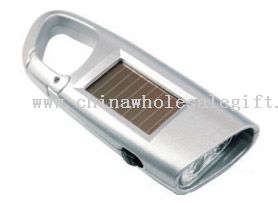 2 white LED Solar Flashlight