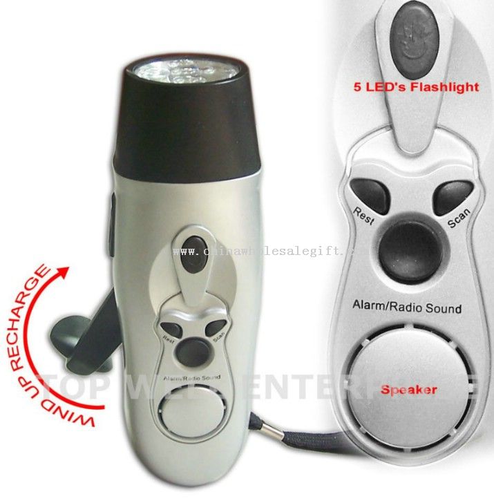 Waterproof Shake Flashlight