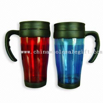 Plastic Mugs with Capacity of 16 Ounces