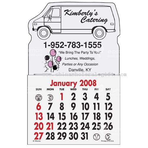 Magna-Stick Calendar - Van