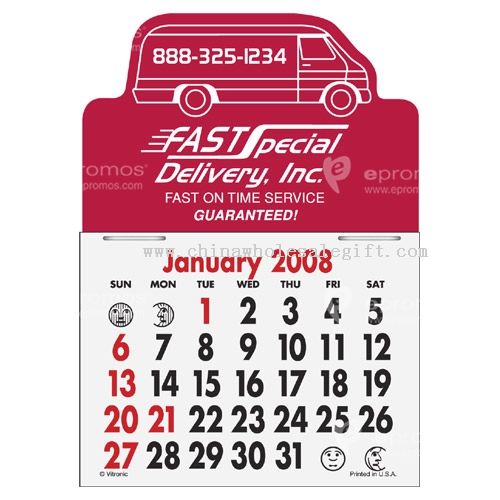 Press n Stick Calendar - Van