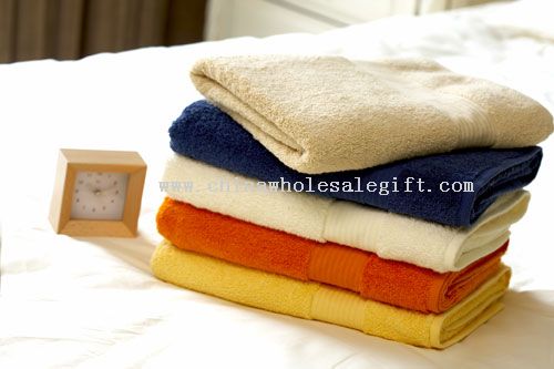Pastel satin bath towel