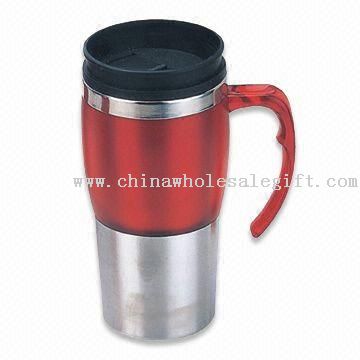 Stainless Steel Travel Mug with Handle