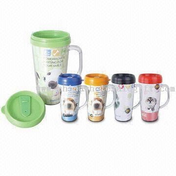Double-wall Plastic Travel Mugs