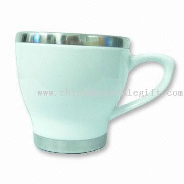 Ceramic Coffee Mug with Stainless Steel Inner