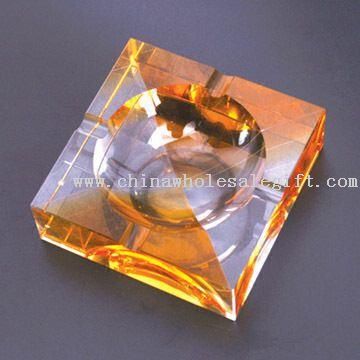 Crystal Shiny and Clear Ashtray