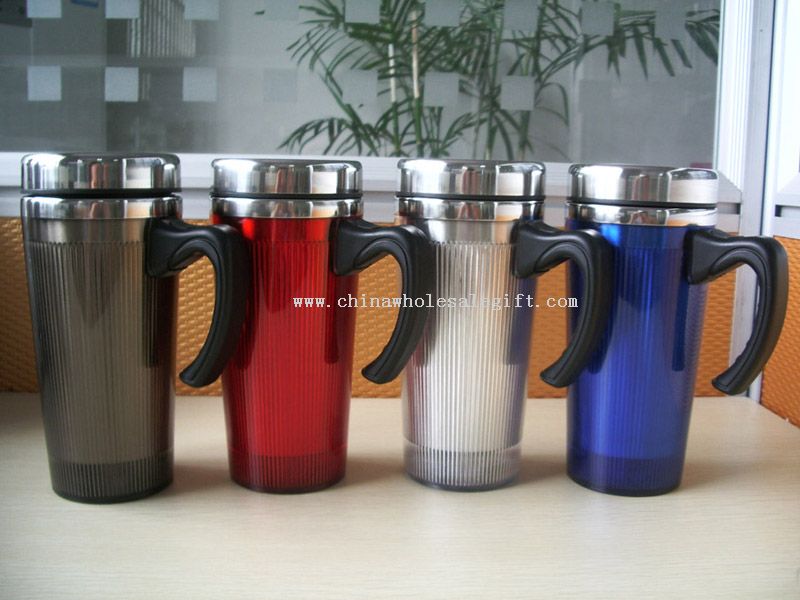 ACRYL OUTER STAINLESS STEEL LINER TRAVEL MUG