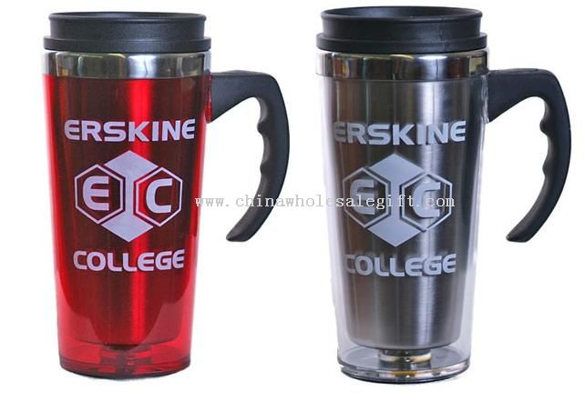 ACRYL OUTER STAINLESS STEEL LINER TRAVEL MUG