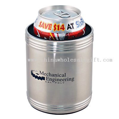 Stainless steel outer and foam inner keeps your beverage cold and hands dry