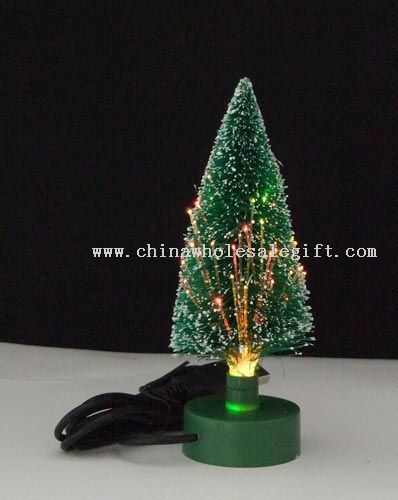 USB Fiber Xmas tree music optional