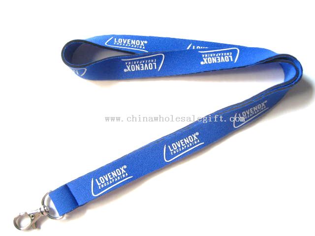 Neoprene lanyard