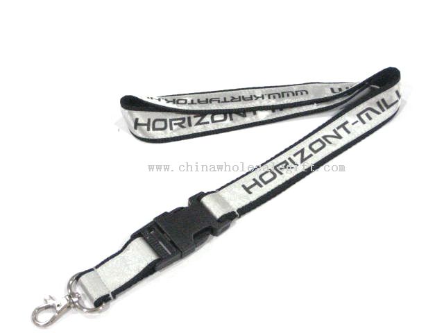 Printing satin lanyard