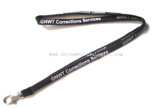 Tube polyester lanyard