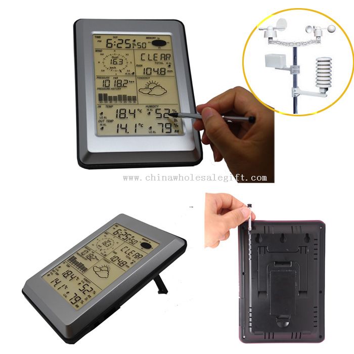 Touch screen panel professional weather station