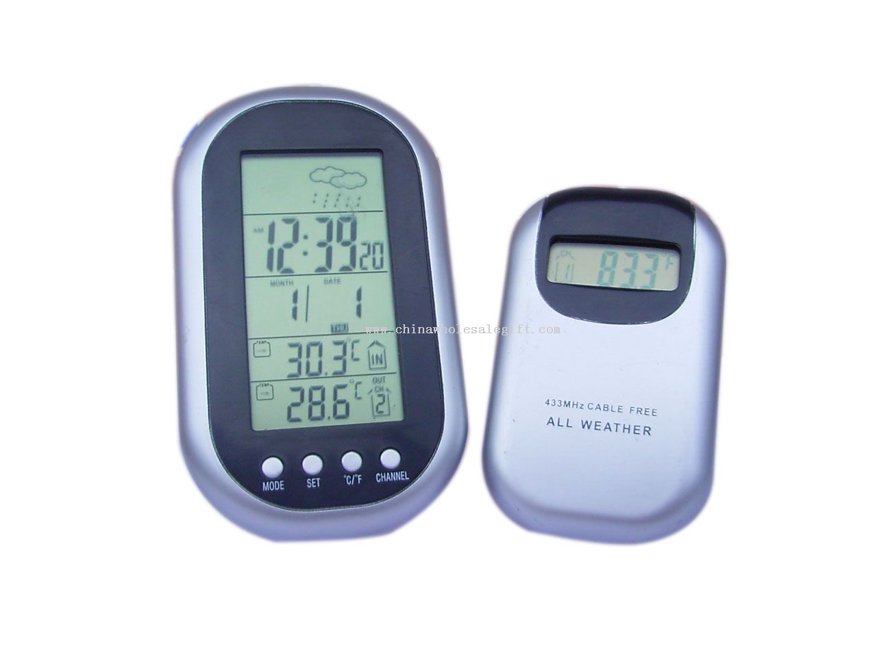 Wireless Weather Station Clock