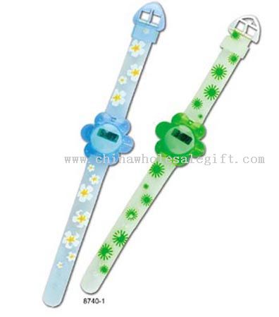 Children LCD Watch, Simple Function, Colorful PVC Strap