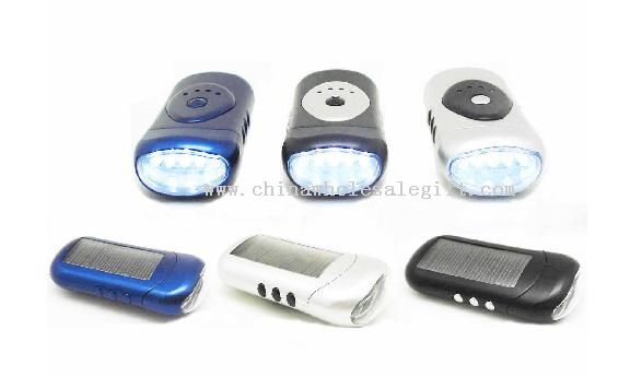 SOLAR LED FLASHLIGHT