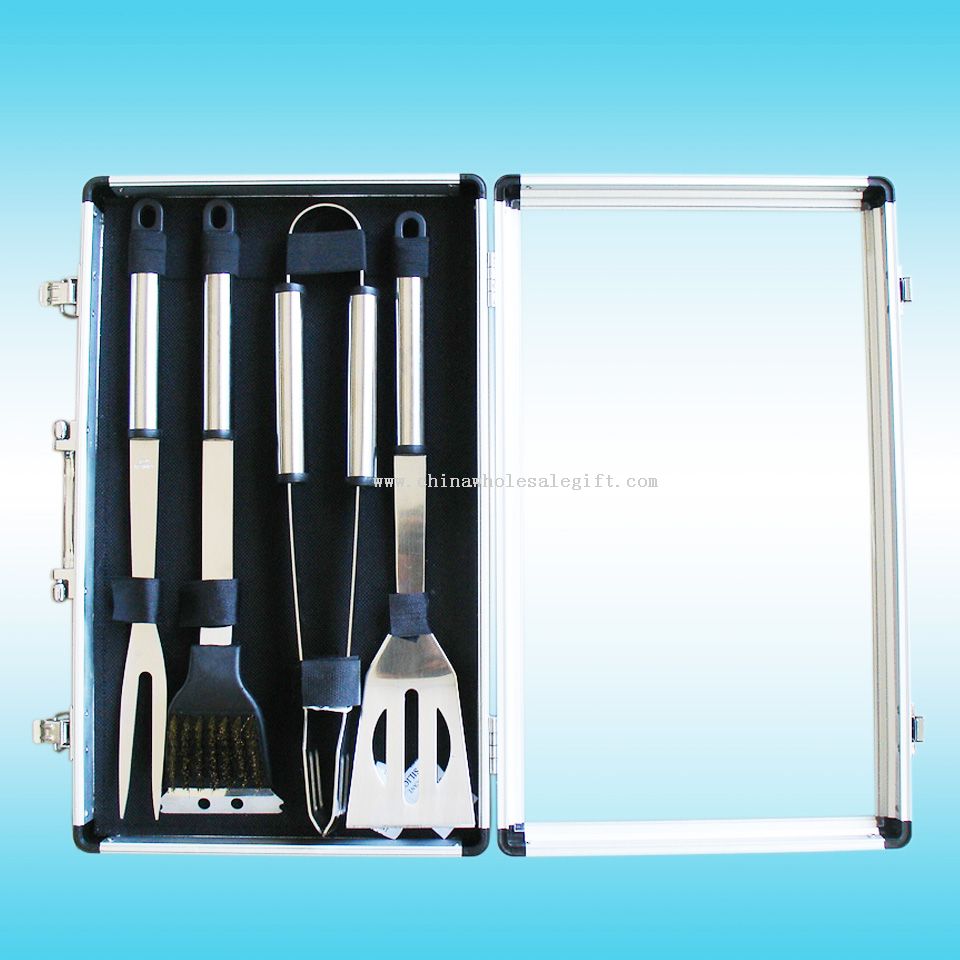 4 pcs bbq tool set