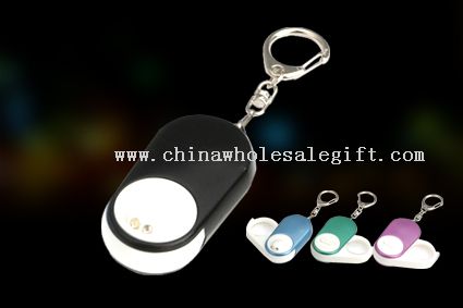 LED KECHAINI WITH MAGNIFIER