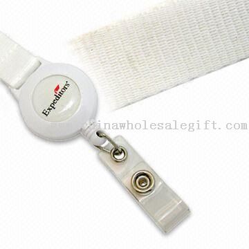 Promotional Polyester Lanyard with Plastic Badge Reel Holder