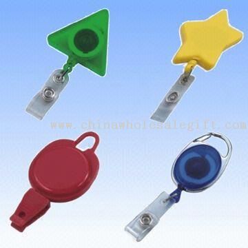 Retractable Badge Holder with Belt Clip and PVC Strap
