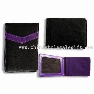 Card Holder with Clear Card Windows
