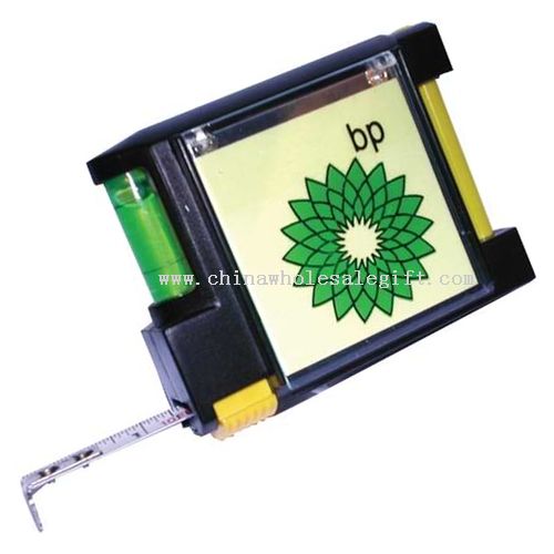 Logoed Tape Measure - 6 Ft. with Level, Pen, & Notepad