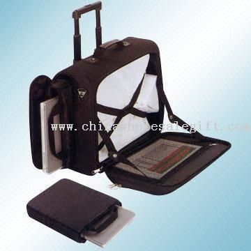 Laptop Trolley Case with Padded Pouch