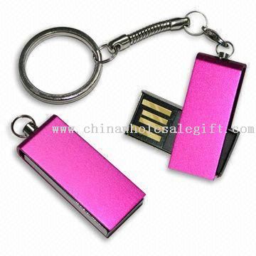 Swivel USB Flash Drive with Anodizing Aluminum Body