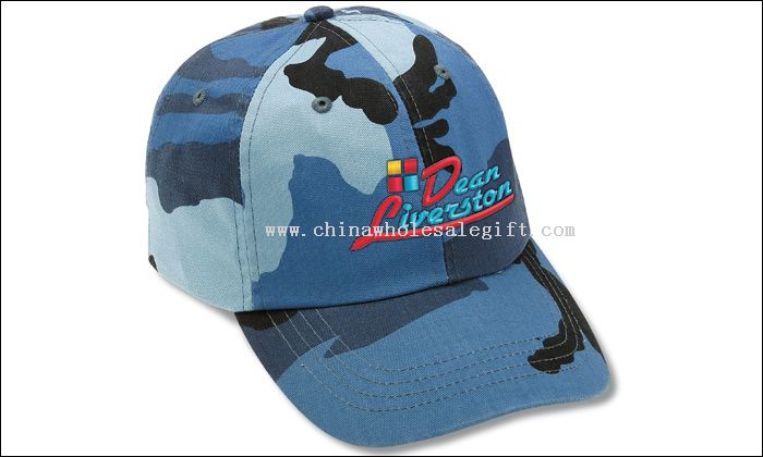 Embroidered Camouflage Cap - Closeout Colors