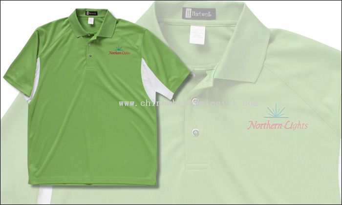 Moisture Management Color Block Polo - Mens