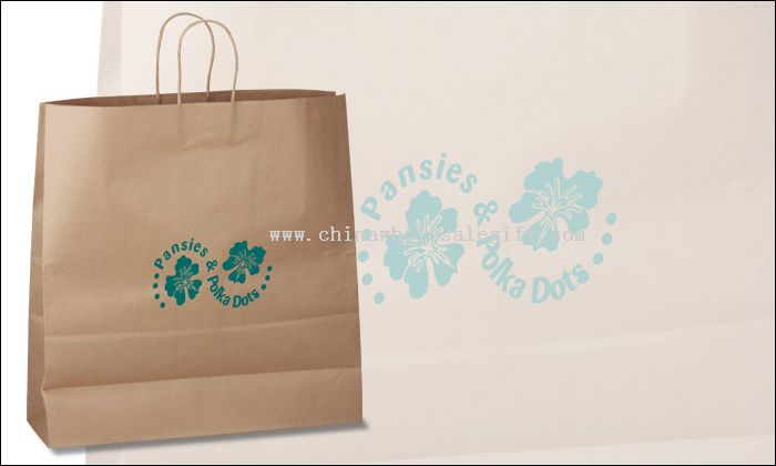 Kraft Paper Brown Eco Shopping Bag