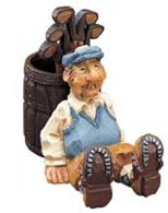 Golf Figurine - Paper Clip Holder