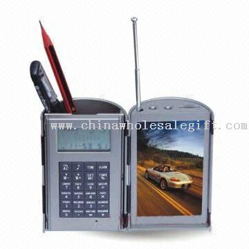 Magnetic Pen Holder with Perpetual Calendar