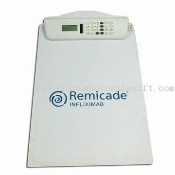 Promotional Clip Board Solar Calculator Clip Head