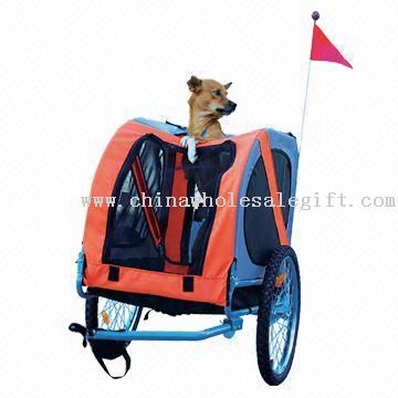Pet Bike Trailer Made of 600 x 600D Polyester